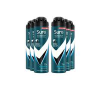 Sure Men Nonstop Protection Invisible Antiperspirant Deo Ice Fresh 150ml, 3 Pack