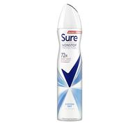 Sure Nonstop Protection Cotton Dry Anti-Perspirant Aerosol Women's Deodorant Spray with Body Heat Activated tech. and a fresh cotton sheets fragrance for 72 hour odour and sweat protection 250 ml