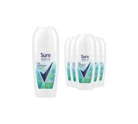 Sure Nonstop Protection Eucalyptus & Coconut Antiperspirant 50Ml, 6Pk Multi 50ml