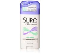 Sure Original Solid Unscented, Anti-Perspirant Deodorant 2.70 oz (Pack Of 3)