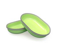 Sure Petcare SureFeed Bowl set (Pack of 2) with Integrated Seal, Compatible with Sure Petcare SureFeed Microchip Pet Feeder, Works for Wet and Dry Food, Keeps Food Fresh, Green
