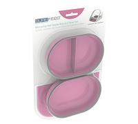 Sure Petcare SureFeed Mat and Bowl Set, Compatible with SureFeed Microchip Pet Feeder with Integrated Sealed Lid, For Wet and Dry Food, Pink