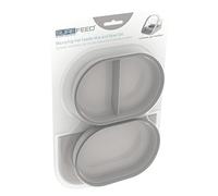Sure Petcare SureFeed Mat and Bowl Set, Compatible with SureFeed Microchip Pet Feeder with Integrated Sealed Lid, For Wet and Dry Food, Grey