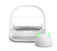 Sure Petcare SureFeed Microchip Pet Feeder Connect with Hub, RFID Collar Tags Compatible, Mobile App Control, for Wet and Dry Food, White, 4xC Cell Batteries Required, Not Included