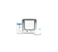 Sure Petcare SureFlap Microchip Cat Flap Connect with Sure Petcare Hub, DualScan Technology, RFID Collar Tags and Microchip Compatible, Mobile App