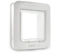 Sure Petcare SureFlap Microchip Pet Door for Cats & Small Dogs with Curfew Timer, Compatible with RFID Collar Tags and Microchips, 1-Button