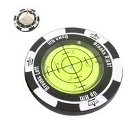 Sure Putt Golf Green Reader | Zinc Alloy Sensitive Green Reader Ball Marker with Clear Scale | Multifunctional Pocket Size Precise Reading Aid Golf Accessories for Players, Beginners