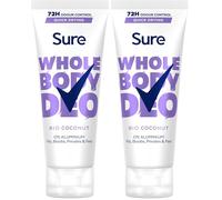 Sure Rio Coconut Whole Body Deodorant women's deodorant stick with a fresh & tropical fragrance for 48-hour odour control 50 ml (Pack of 2)