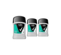 Sure 'roll-On' Motion Sense Anti-Irritating Sensitive Dry 50Ml, 3Pk In White White
