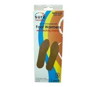 Sure Self-Heating Thermal Insoles - 8 Hour Foot Warmers - Unisex Adults - Beige - 2 Pack - Air-Activated Heat Pads for Shoes & Boots - Ideal for Winter Sports, Hiking & Cold Weather