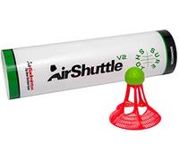 Sure Shot Unisex - Sure Shot Air Badminton Shuttle V2 Pack of 6, Red, One Size UK