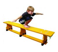 Sure Shot Coloured Balance Bench, 2.65m (8ft9") / Yellow