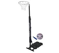 Sure Shot Easi Play Netball Hoop and Ball Set - Black/Silver, One Size