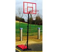 Sure Shot Easi Shot Portable Basketball Hoop and Stand, Acrylic Backboard, Adjustable 1.2 m to 3.05 m Official Height