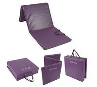Sure Shot Fitness Tri Fold Fitness Mat, Purple, 50mm