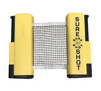 Sure Shot Flex Table Tennis Net and Post, yellow/black