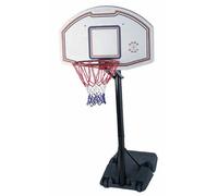 Sure Shot Quick Adjust Portable Basketball Hoop and Stand, White Backboard, Adjustable 2.4 m to 3.05 m Official Height