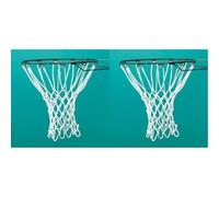 Sure Shot Unisex Sure Shot Heavy Duty - White Basketball Net, White, One Size UK (Pack of 2)