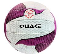 Sure Shot Unisex Sure Shot quake Netball In White and Purple Size 5, White/Purple, 5 UK