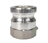 SURE TEC Kamlock Coupling Type A Adaptor with Female Thread (Aluminium, 2 Inches)