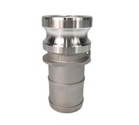 SURE TEC Kamlock Coupling Type E Adapter with Hose Nozzle (Aluminium, 3 Inches)
