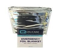 Sure Thermal 3 PACK OF QUALICARE THERMAL EMERGENCY FOIL SPACE FIRST AID SURVIVAL SILVER FOIL BLANKETS