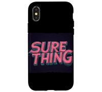 Sure Thing for a Confident Statement Case for iPhone X/XS