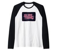 Sure Thing for a Confident Statement Raglan Baseball Tee