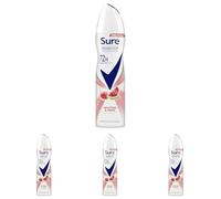 Sure Uplifting & Fresh Anti-perspirant Deodorant Aerosol MotionSense technology deodorant spray 72h protection against sweat and odour 150 ml (Pack of 4)