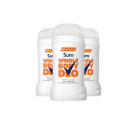 Sure Whole Body 'deodorant' Stick Fresh Citrus Aluminium Free 50Ml, 3Pk In White White One Size