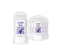 Sure Whole Body Deodorant Stick Rio Coconut 48Hrs Odour Control 50Ml,6 Pk Multi