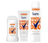 Sure Whole Body Fresh Citrus Bundle Spray, Stick & Cream AluminiumFree for Women