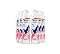 Sure Women 'anti-Perspirant' 72H Protection Deo Bright Bouquet, 6X150Ml In White White