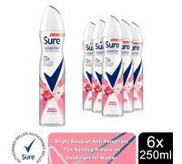 (Bright Bouquet-3PK) Sure Women 72H Nonstop Protection Deodorant