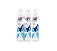 Sure Nonstop Protection Cotton Dry Anti-Perspirant Aerosol Women's Deodorant Spray with Body Heat Activated tech. and a fresh cotton sheets fragrance for 72 hour odour and sweat protection 250 ml