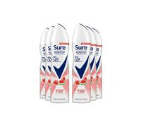 Sure Women 'antiperspirant' 72H Protection Deo Uplifting & Fresh, 6X150Ml In White White One Size