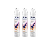 Sure Women Energise 'deodorant Spray' W/ 72H Nonstop Protection 250Ml, 3Pk In White White One Size