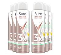 Sure Women Maximum Protection Antiperspirant Spray, 6x150ml