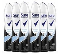 Sure Women Motion Sense Antiperspirant Deodorant, Invisible Aqua, 6 Pack, 250ml