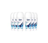 Sure Women Motion Sense 'deodorant Roll-On' 72H Nonstop, Cotton Dry, 6X50Ml In White White One Size