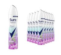 Sure Women Nonstop Protection Anti-Perspirant Deodorant Spray Frozen Acai & Jasmine, 250ml, 12 Pack - 48H Sweat & Odour Protection, Fresh Floral Fruity Scent, Daily Womens Deodorant