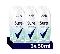 Sure Women Nonstop Protection Eucalyptus & Coconut Antiperspirant Deo 50ml, 6 PK