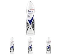 Sure Women Nonstop Protection Invisible Black & White Deodorant Body Spray Antiperspirant with body heat activated technology & white mark protection for 72 hour odour and sweat protection 150 ml