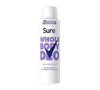 Sure Rio Coconut Whole Body Deodorant women's deodorant spray with a fresh & tropical fragrance for 72-hour odour control 150 ml