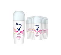 Sure Women Roll On Bright Bouquet 'antiperspirant Deo' 48H Nonstop, 12X50Ml In White White