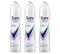Sure Women Vitality Deodorant Spray with 72H Nonstop Protection 250ml, 3 Pack