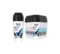 6x Sure Women Motion Sense AP Deodorant Rollon 72H Nonstop, Invisible Aqua 50ml