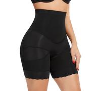 SURE YOU LIKE Firm Tummy Control Shapewear Body Slimming Underpants Butt Lifter With Stitched Outline Enhanced, Black, 12