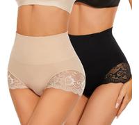 SURE YOU LIKE Shapewear for Women Tummy Control Middle Waist Body Shaper for Women Lace Tucking Shorts Underwear Underwear Seamless