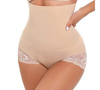 SURE YOU LIKE Women High Waist Tummy Control Seamless Shapewear Shorts Lace | Double-layer seamless, 4 anti-slip boning, flat tummy & lifted hips, breathable all-day, invisible under outfits